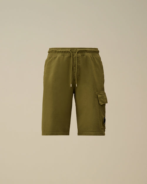 Light Fleece Lens Shorts - Green - XS
