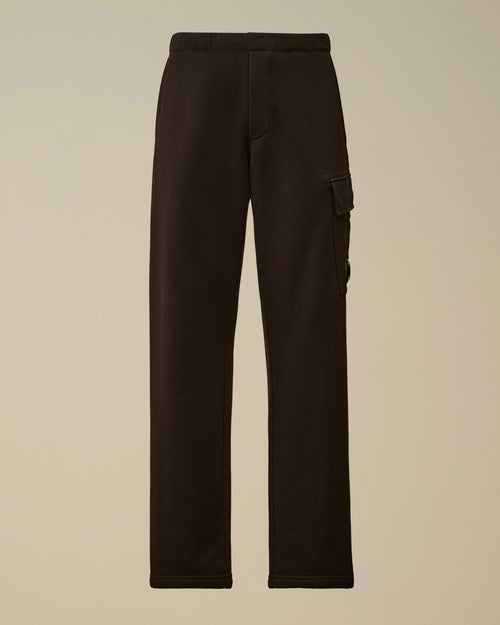 Diagonal Raised Fleece Cargo Lens Sweatpants - Black - XS