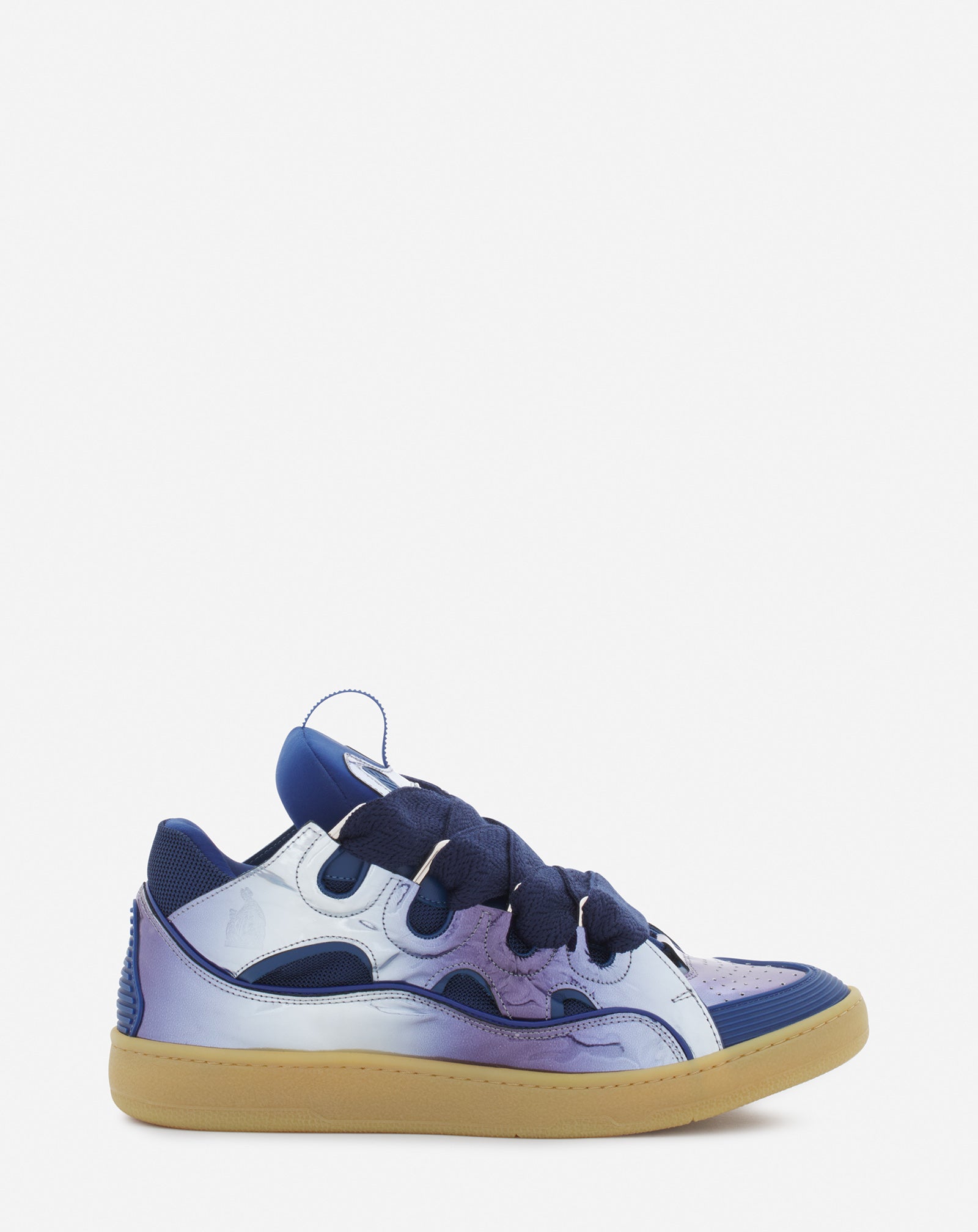 LANVIN METALLIC CORNFLOWER